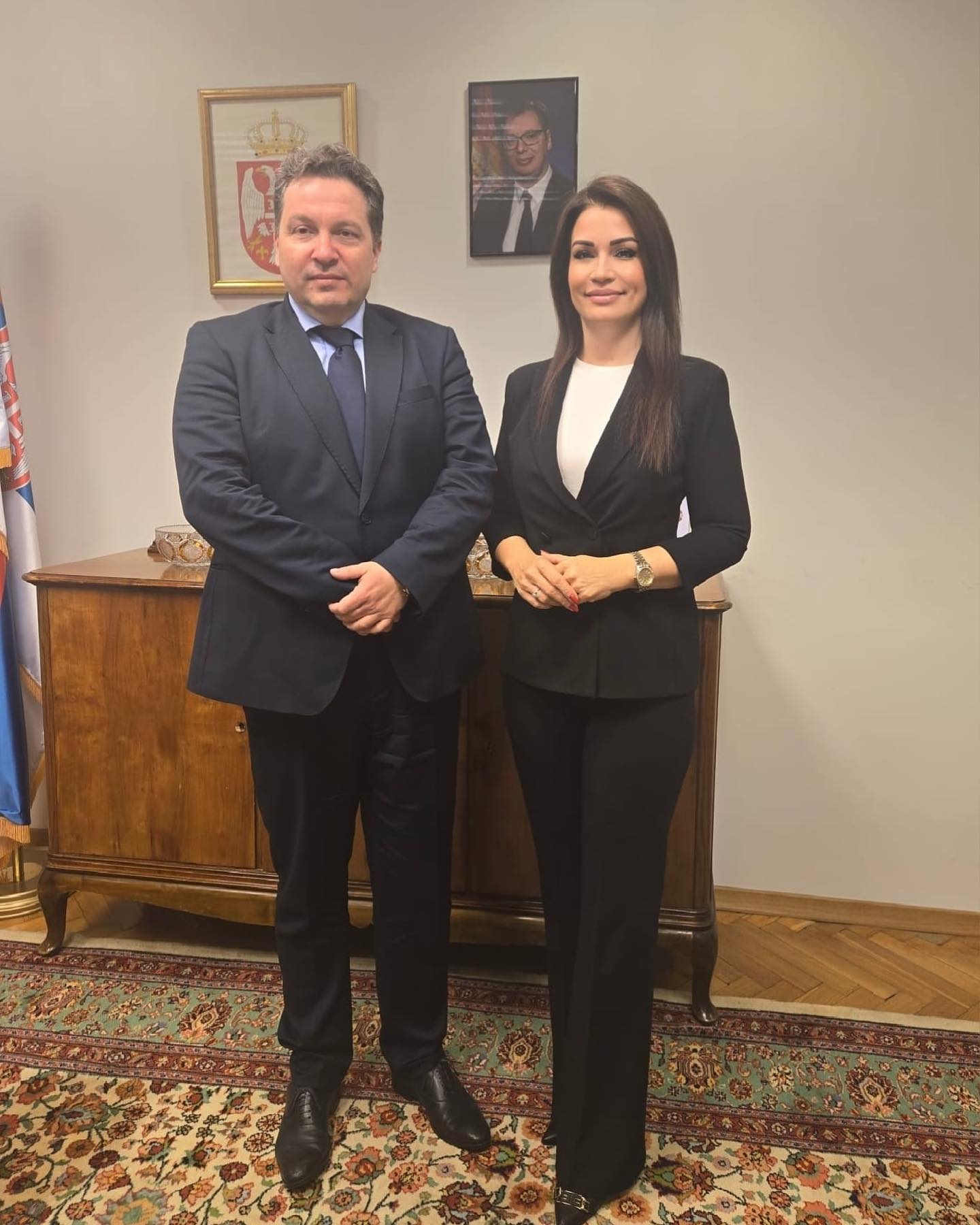 A MEETING BETWEEN THE DIRECTOR OF NAPA AND THE SERBIAN AMBASSADOR TO POLAND HELD IN WARSAW