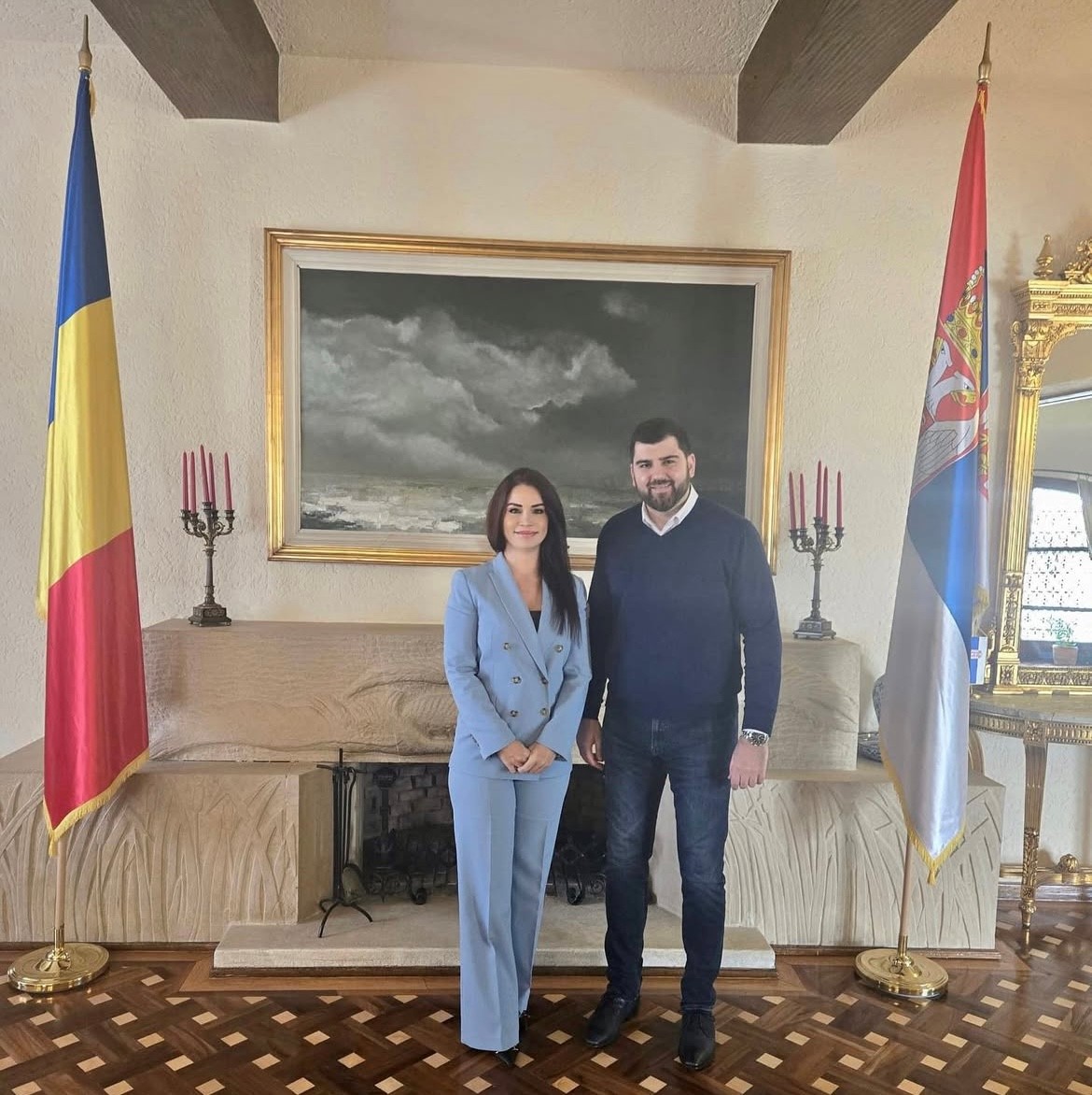 MEETING HELD WITH THE AMBASSADOR OF THE REPUBLIC OF SERBIA IN BUCHAREST