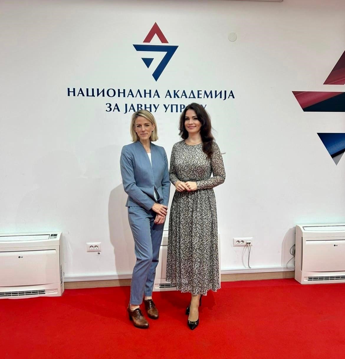 САСТАНАК ДИРЕКТОРКЕ НАЈУ И ДИРЕКТОРКЕ ГИЗ-А ЗА СРБИЈУ – НОВЕ МОГУЋНОСТИ САРАДЊЕ У ОБЛАСТИ СТРУЧНОГ УСАВРШАВАЊА СЛУЖБЕНИКА